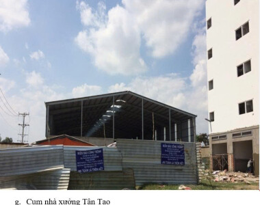 Công trình Thi công Cụm nhà xưởng Tân Tạo