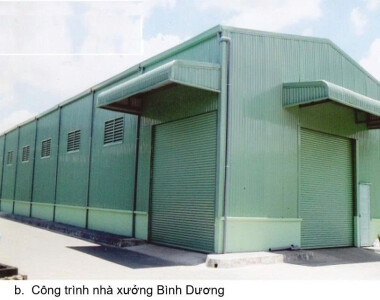Công trình thi công nhà xưởng tại Bình Dương | Xây dựng Mộc Hà