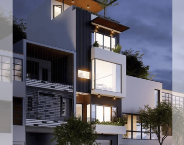 Mẫu nhà phố hiện đại 5 Tầng