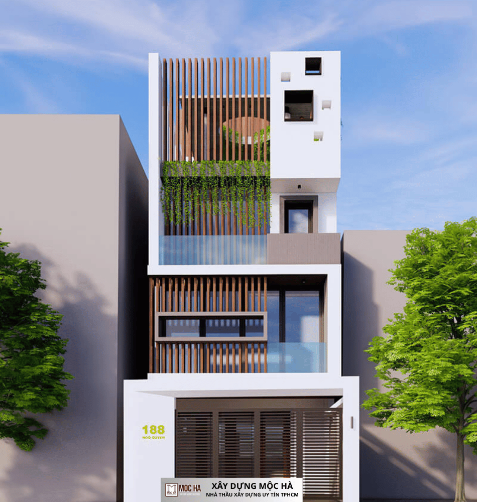 Thiết Kế Thi Công Nhà Phố Trọn Gói Nhà Anh Long Tại Tân Phú