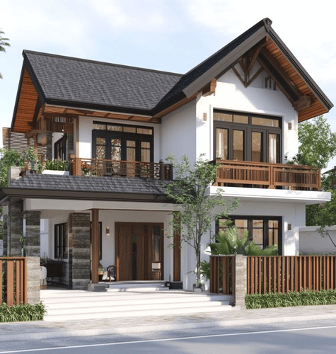 Biệt thự nhà vườn 1 tầng đẹp
